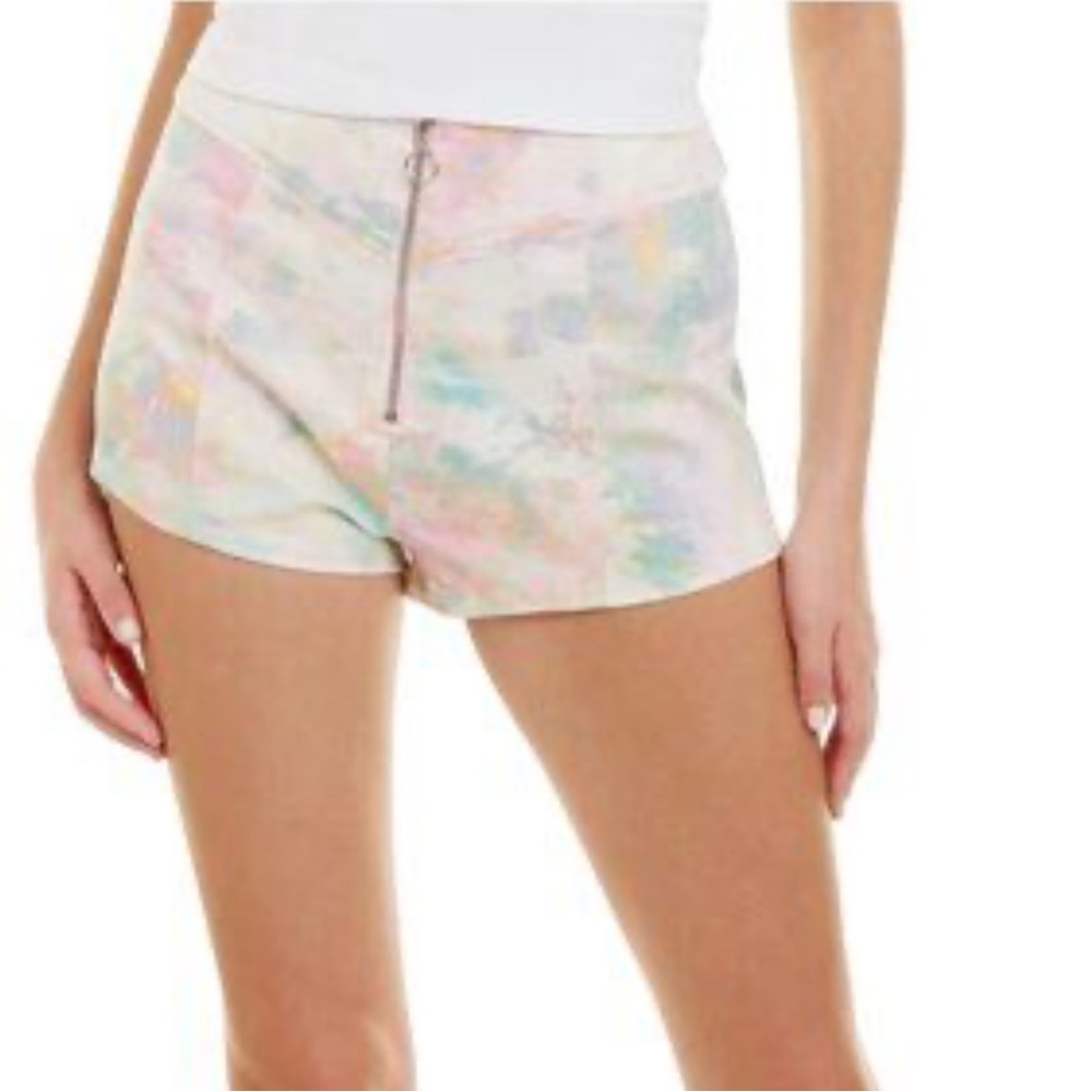 For Love and Lemons Toe die shorts